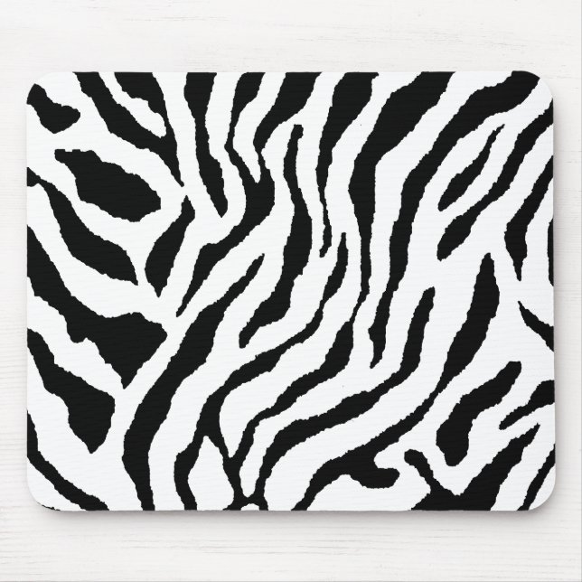 Zebra gestreiftes Mousepad (Vorne)