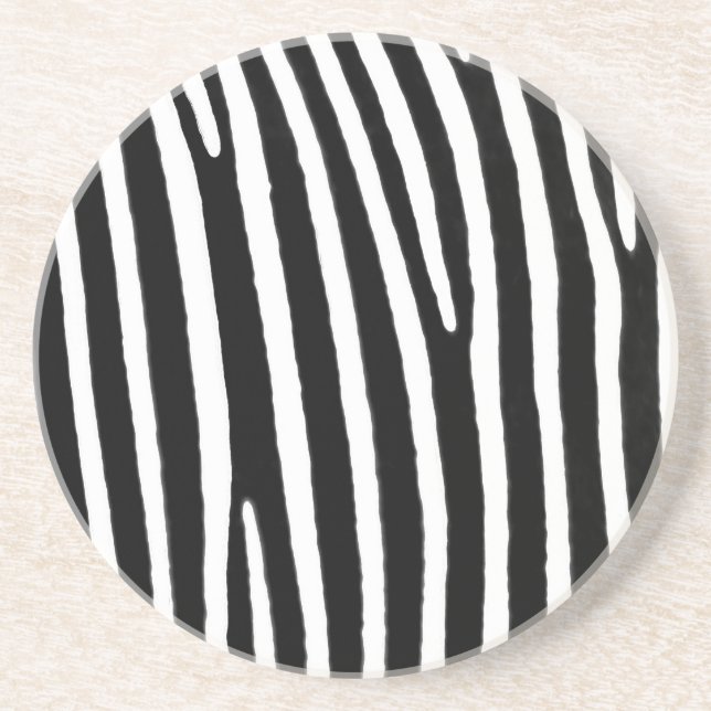 Zebra Getränkeuntersetzer (Vorne)