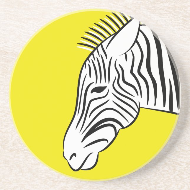 Zebra Getränkeuntersetzer (Vorne)