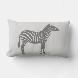 Zebra - Grauschattierungen Lendenkissen