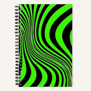 Zebra-Haut-Druck-Textur-Muster Notizbuch