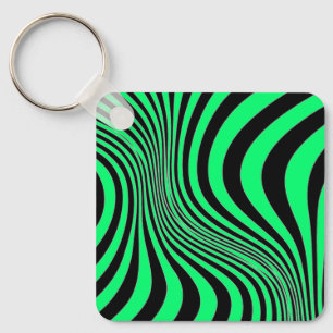 Zebra-Haut-Druck-Textur-Muster Schlüsselanhänger