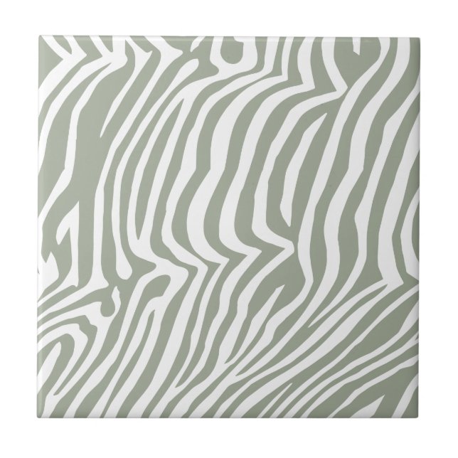 Zebra-Hautmuster Fliese (Vorderseite)