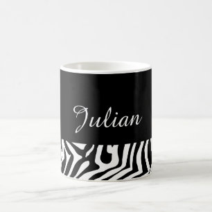 Zebra-Hautmuster Kaffeetasse