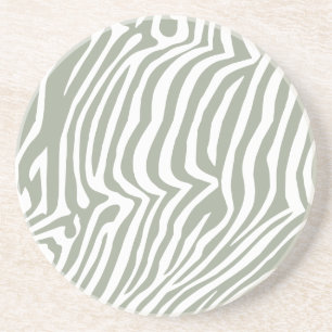 Zebra-Hautmuster Untersetzer