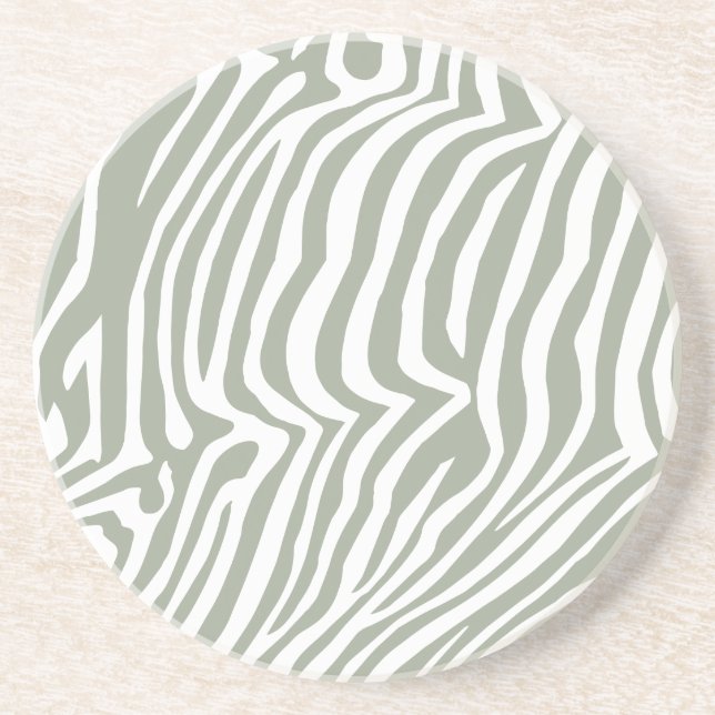 Zebra-Hautmuster Untersetzer (Vorne)