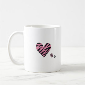 Zebra-heart Kaffeetasse