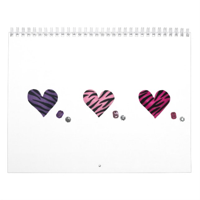 Zebra-heart Kalender (Titelbild)