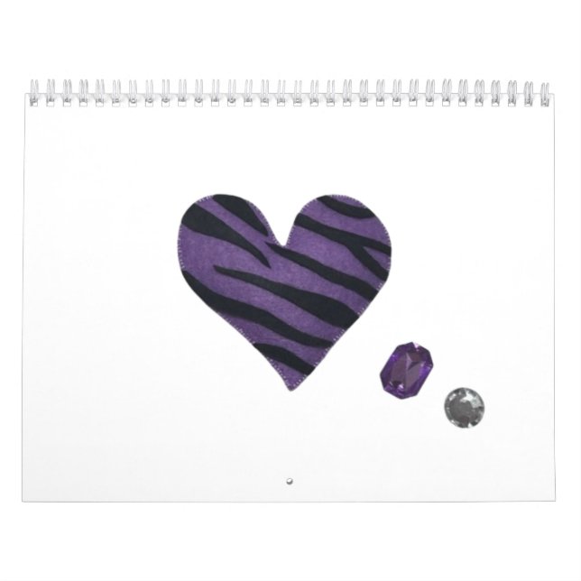 Zebra-heart Kalender (Titelbild)