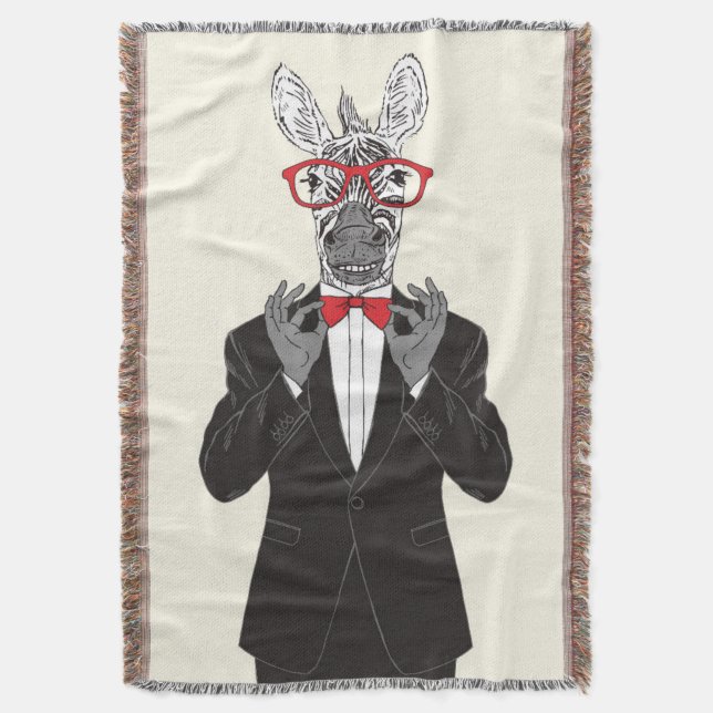 Zebra-Herr Decke (Vorderseite Vertikal)