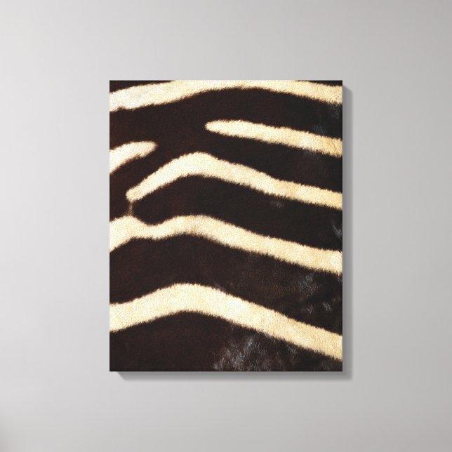 Zebra Hide Leinwanddruck (Vorderseite)