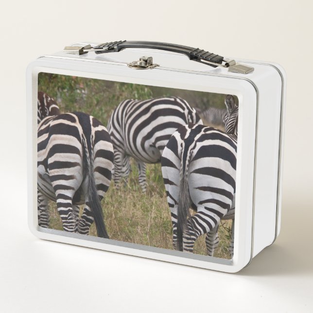Zebra Hintern Lunch Box (Vorderseite)