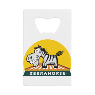 Zebra Hores Geldbeutel Flaschenöffner