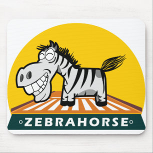 Zebra Horse Mousepad