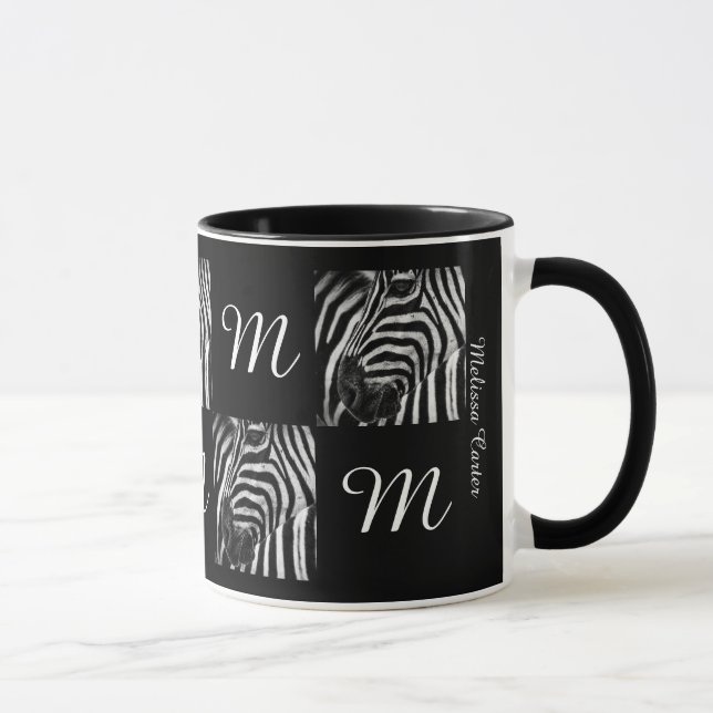 Zebra Illusion Tasse (Rechts)