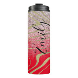 Zebra Imitats Gold Thermosbecher