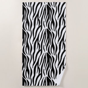 zebra imprimer serviette de plage