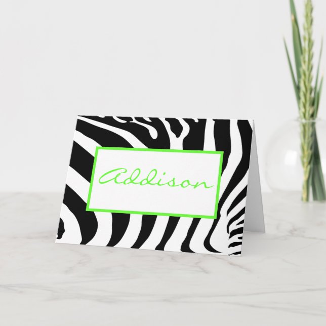 Zebra in Limonem (Vorderseite)