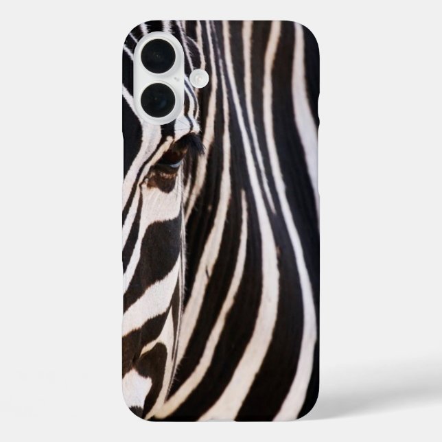 Zebra iPhone 16 Plus Hülle (Rückseite)