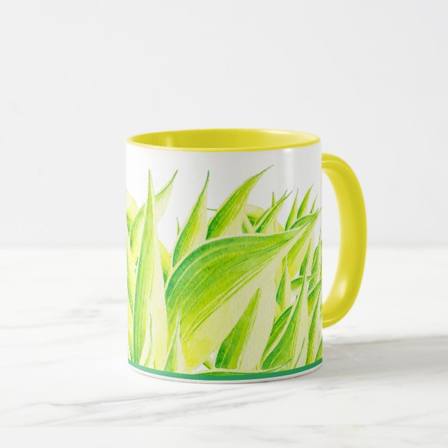 Zebra Iris auf einer Combo-Tasse Tasse (VorderseiteRechts)