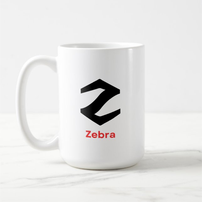 Zebra Kaffeetasse (Links)