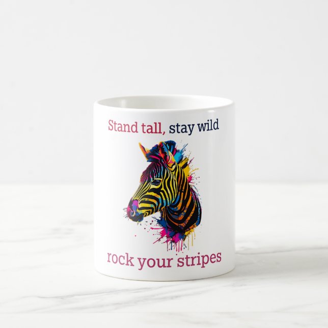 Zebra Kaffeetasse (Mittel)
