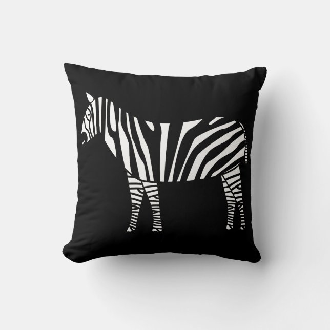 Zebra Kissen (Vorderseite)
