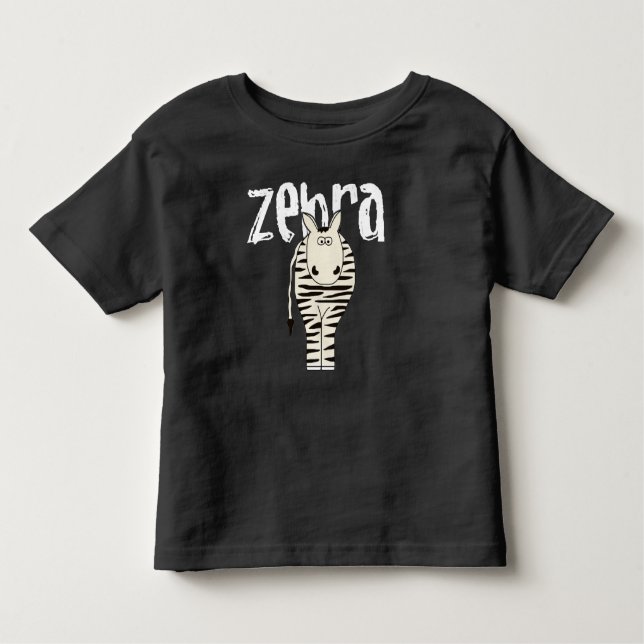Zebra Kleinkind T-shirt (Vorderseite)
