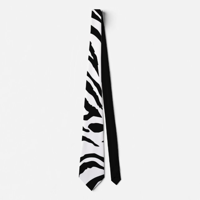 Zebra-Krawatte Krawatte (Vorderseite)
