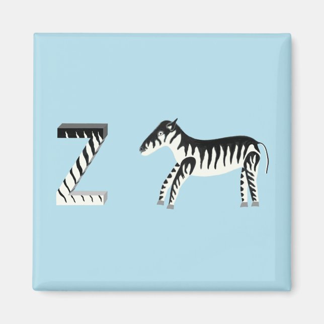 Zebra Kühlschrankmagnet (Vorne)
