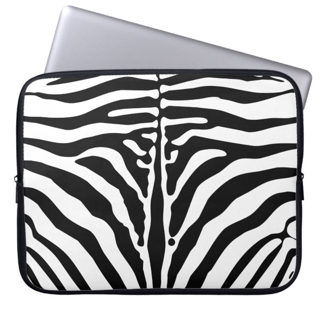 Zebra Laptopschutzhülle (Vorderseite)