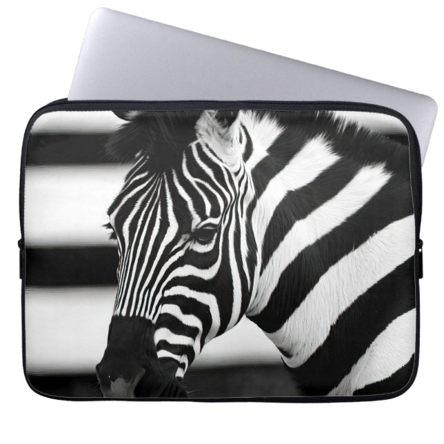 Zebra Laptopschutzhülle (Vorderseite)