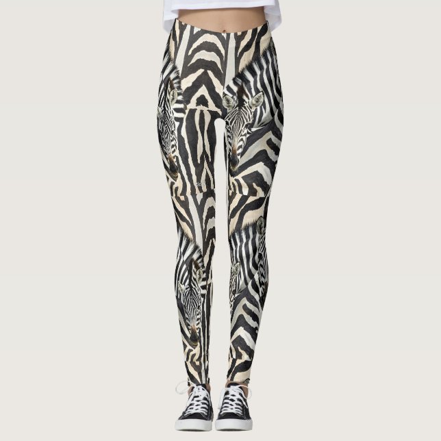 Zebra Leggings (Vorderseite)