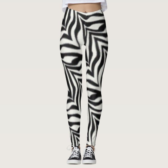 Zebra Leggings (Vorderseite)