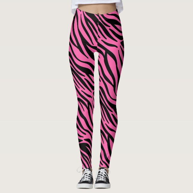 Zebra-Leggings Leggings (Vorderseite)