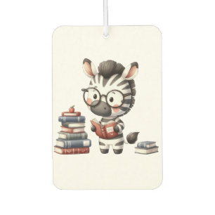 Zebra-Lesebücher. Autolufterfrischer