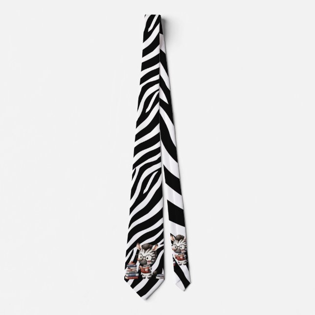 Zebra-Lesebücher. Krawatte (Vorderseite)