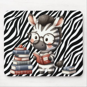Zebra-Lesebücher. Mousepad