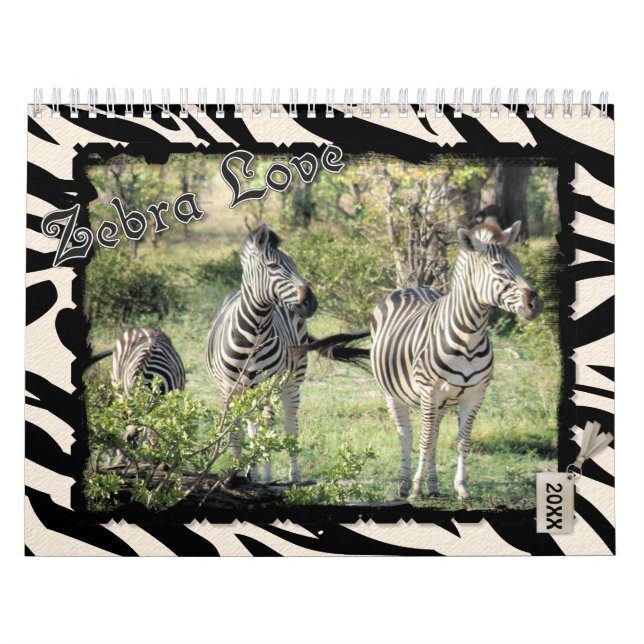 Zebra-Liebe 2021 Kalender (Titelbild)
