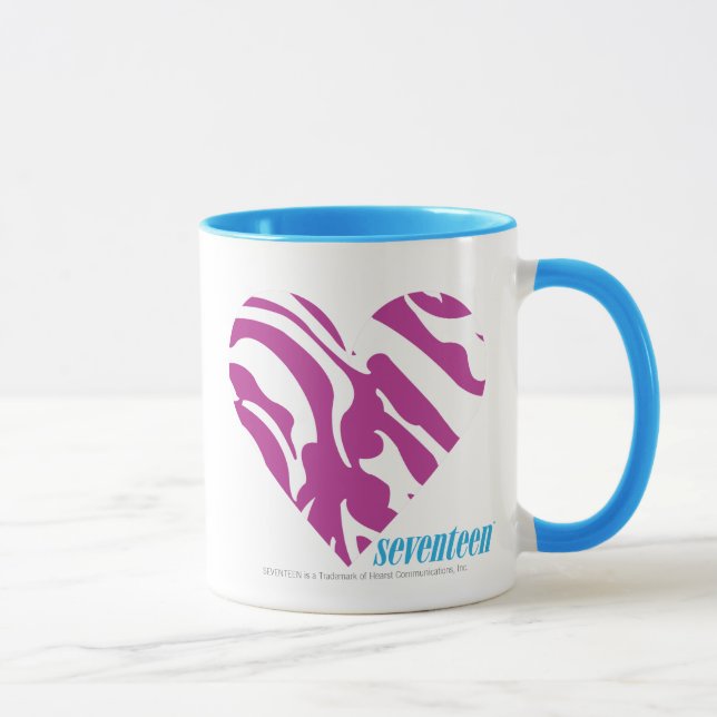 Zebra lila 2 tasse (Rechts)