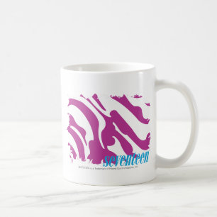 Zebra lila 3 kaffeetasse