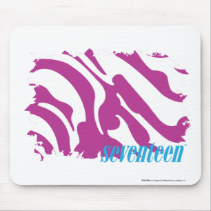 Zebra lila 3 mousepad