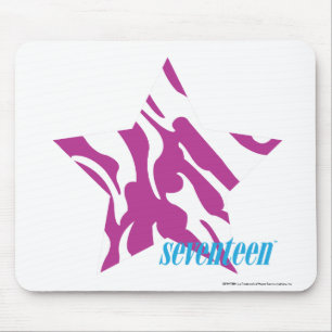 Zebra lila 4 mousepad