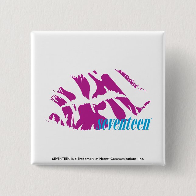 Zebra lila button (Vorderseite)