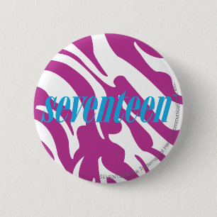 Zebra lila button
