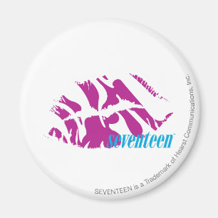 Zebra Lila Magnet