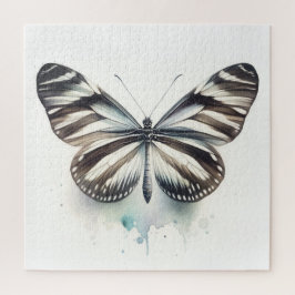 Zebra Longwing Butterfly AREF281 - Watercolor