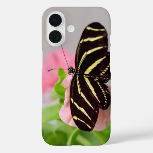 Zebra Longwing Butterfly iPhone 16 Hülle