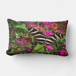 Zebra Longwing Butterfly Kissen