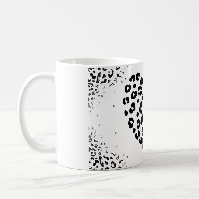 Zebra love Grußkarte Kaffeetasse (Links)